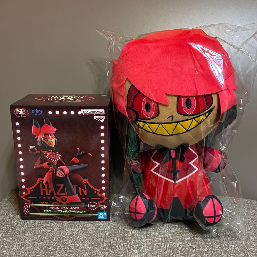 ハズビンホテルへようこそ アラスター フィギュア ＆ ぬいぐるみ セット ハズビン・ホテル』フィギュア＆ぬいぐるみがついに日本上陸！待望の