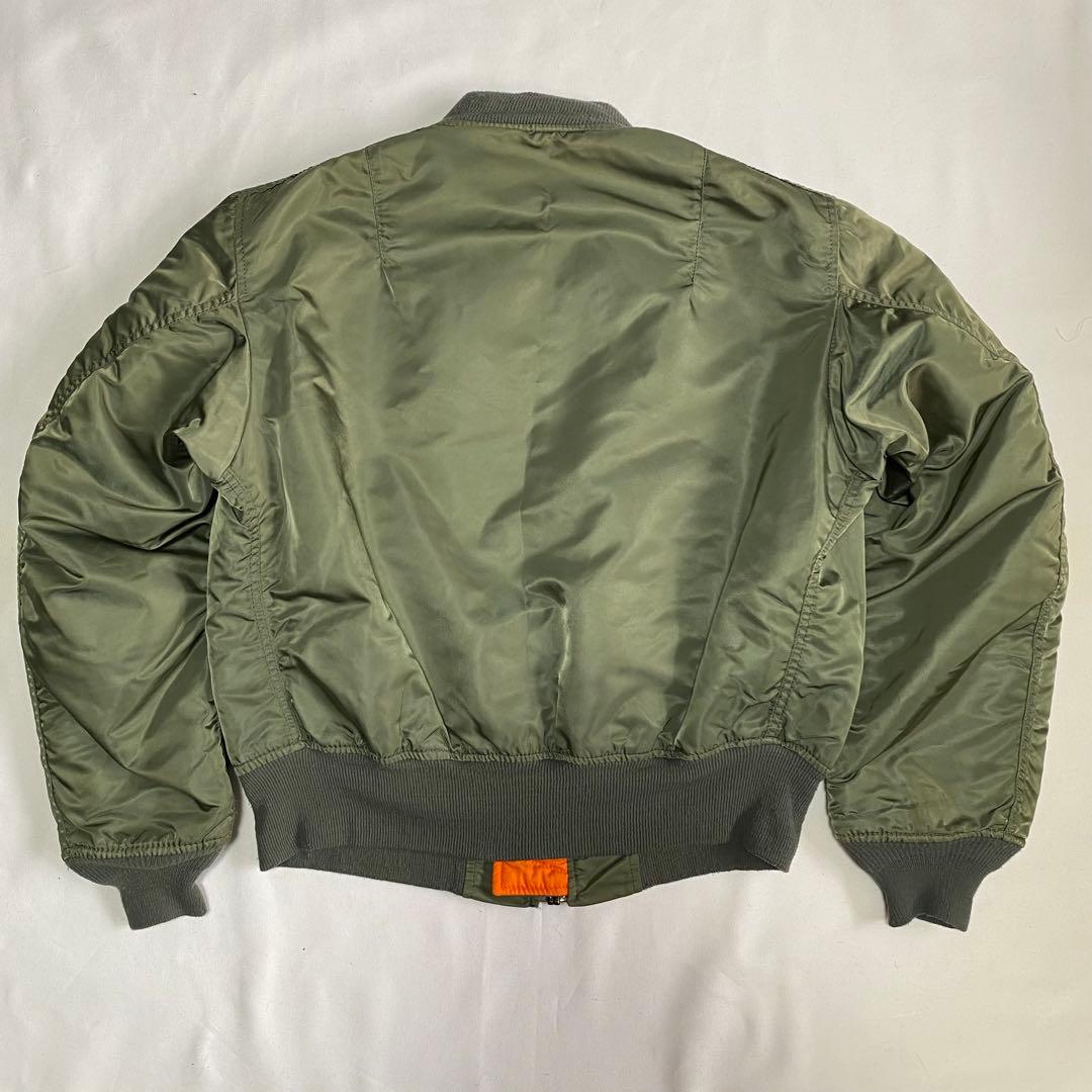 90s USA製 ALPHA MA-1 Flight Bomber Jacket - メルカリ