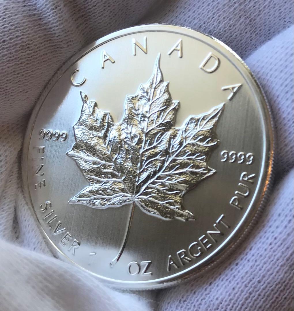 カナダ 1オンス 銀貨 5ドル エリザベス2世 - メルカリ
