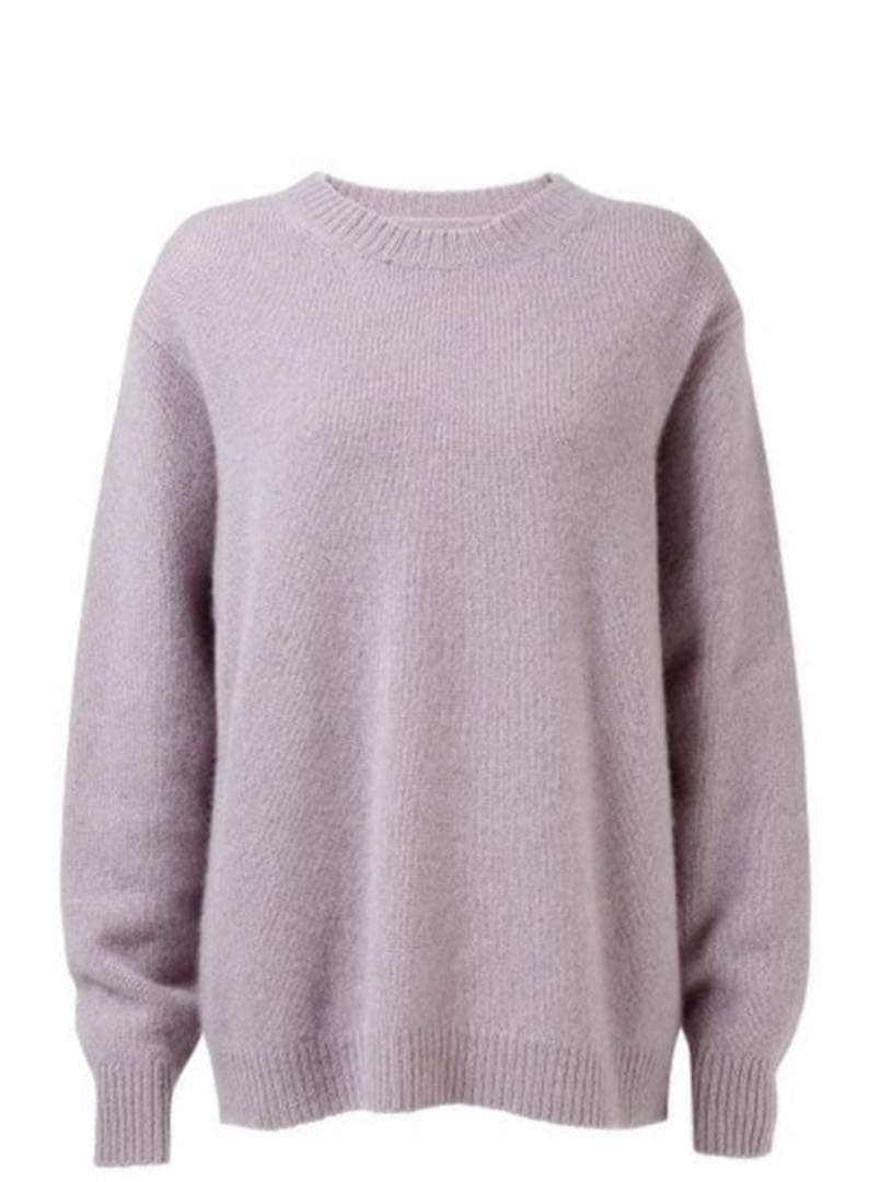 STUNNING LUREスタニングルアーホワイトヤクプルオーバー パープル M