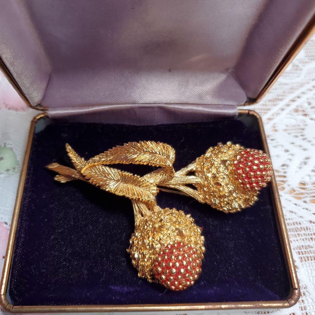 Carven 金色の花束ブローチ 福袋2点セット（合計2本）選択できます◇お買いとく2026年見える福袋