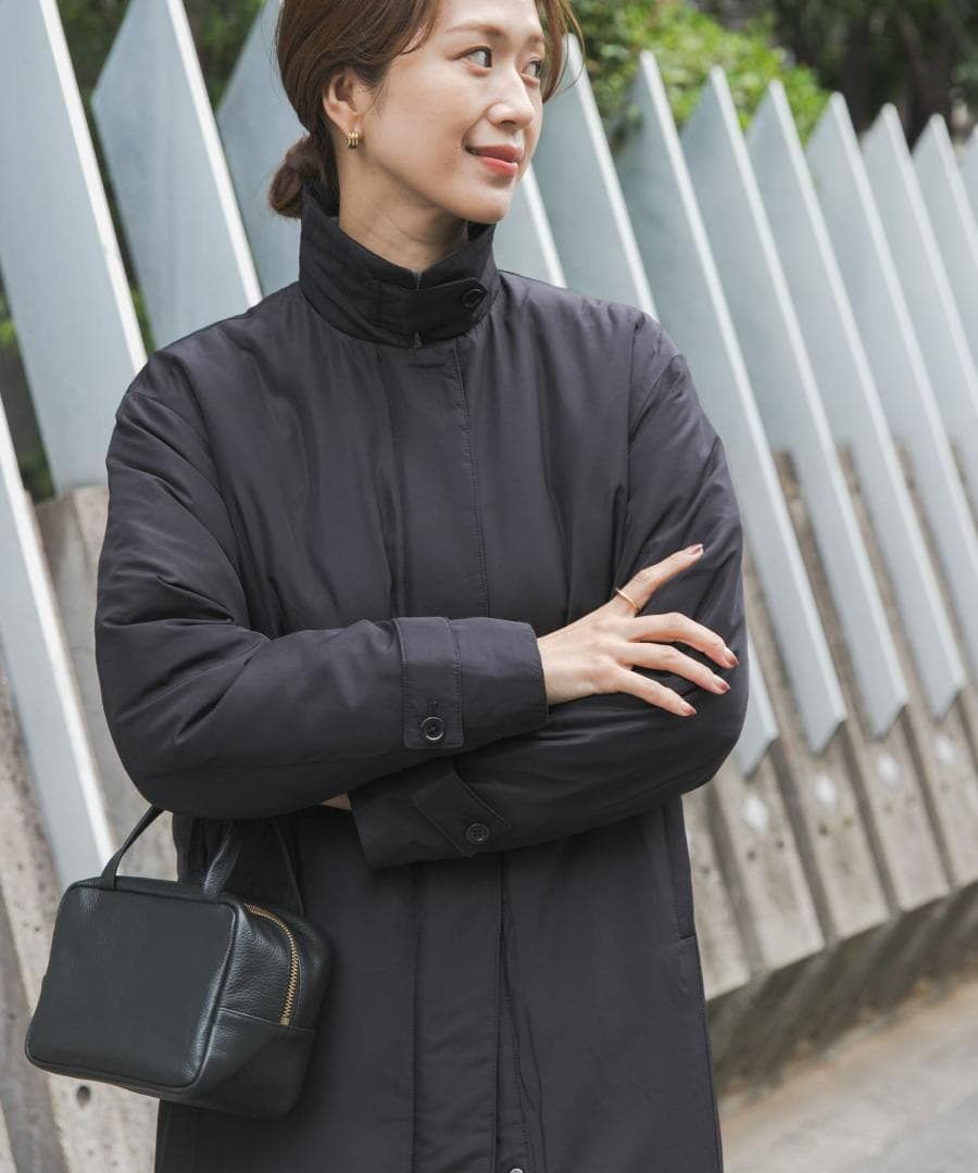 新品◆DOORS◆ステッチレスライトダウンロングコート《BLACK》