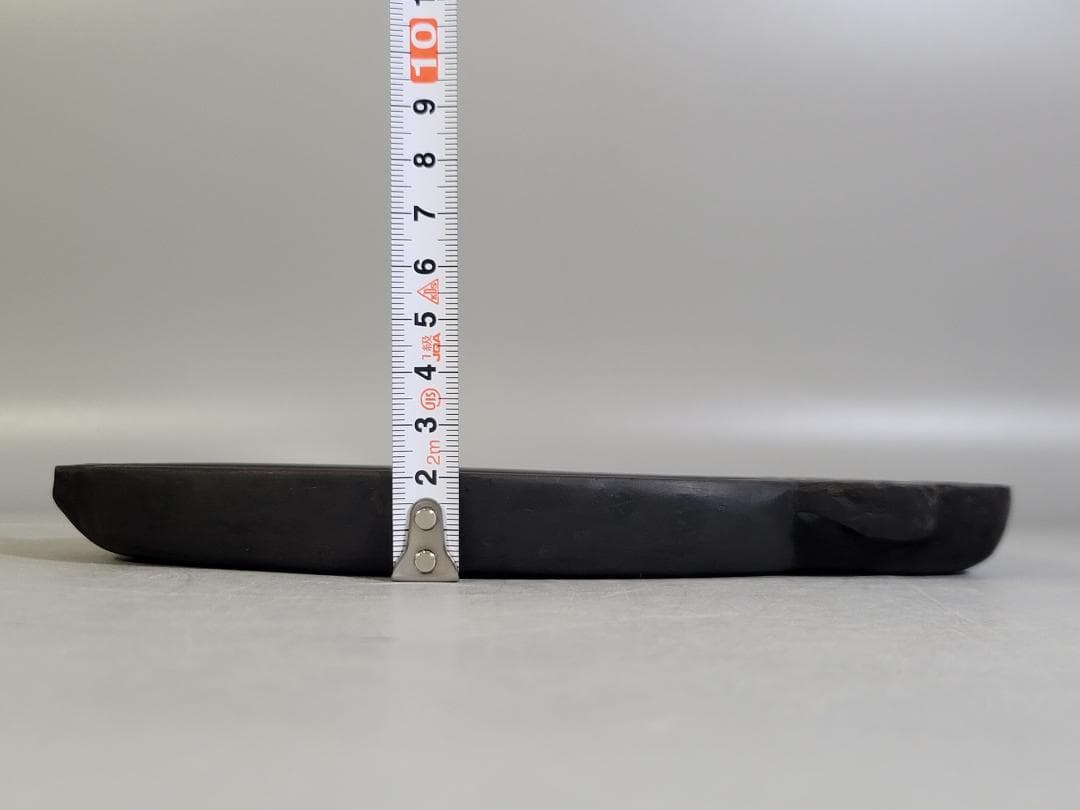 DT584 中国 文房具 端渓壷形 硯 唐木箱付