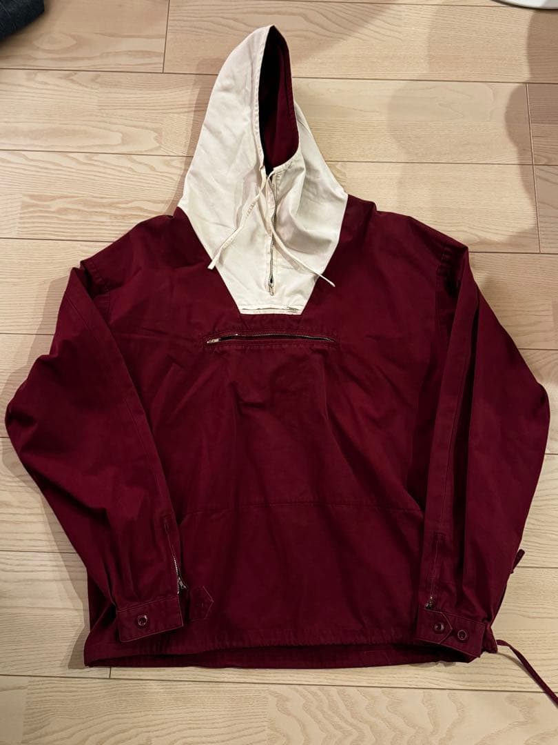 J.Crew バーガンディ フード付きジャケット XS Puffer Jacket For Men | Factory