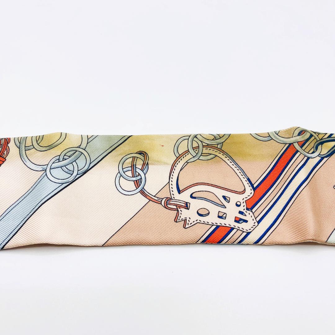 エルメス HERMES ツイリー 馬勒とチャーム スカーフ タグあり - メルカリ