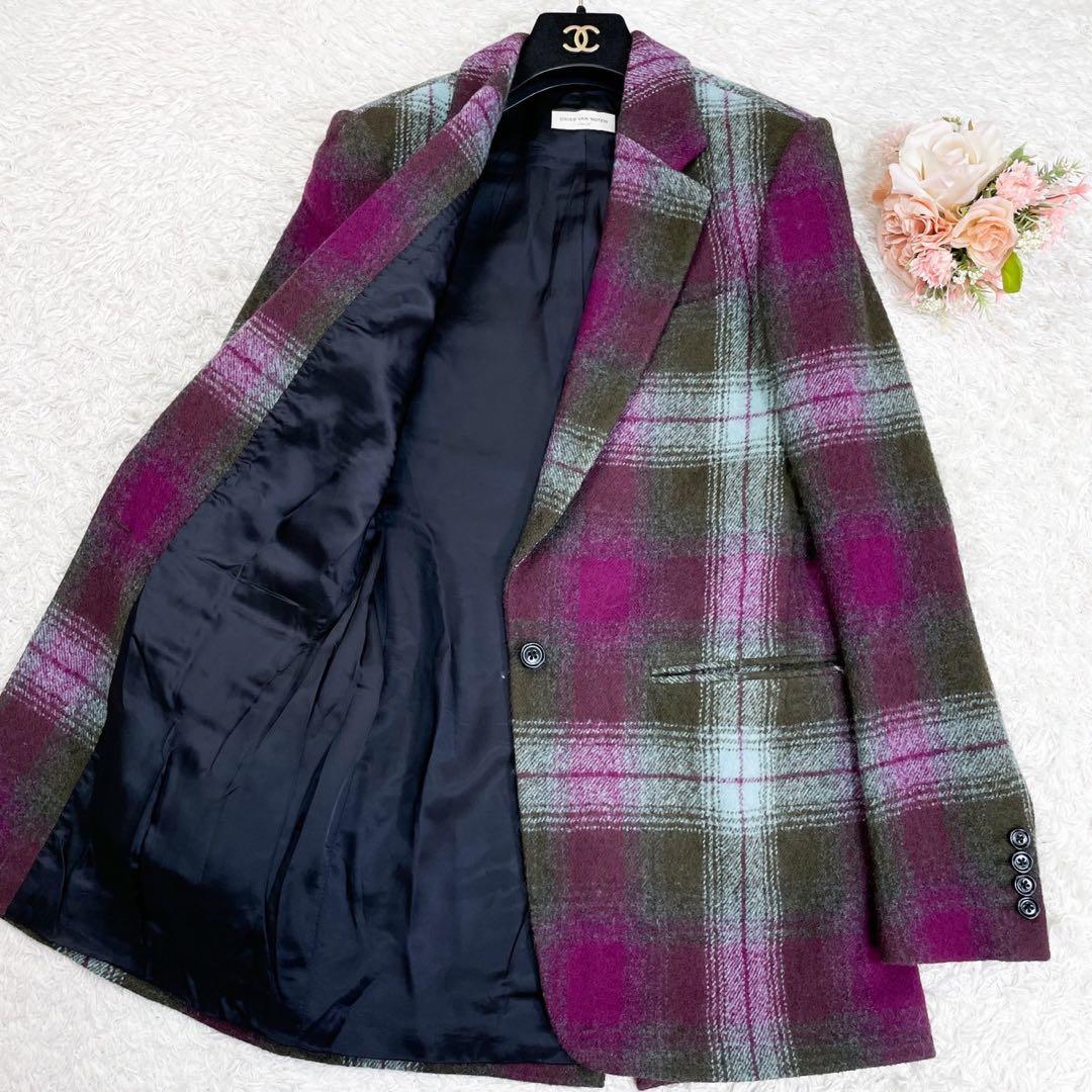 未使用級✨ドリスヴァンノッテン チェック柄テーラードジャケット あいみょんさん着 未使用級✨ドリスヴァンノッテン チェック柄テーラードジャケット あい