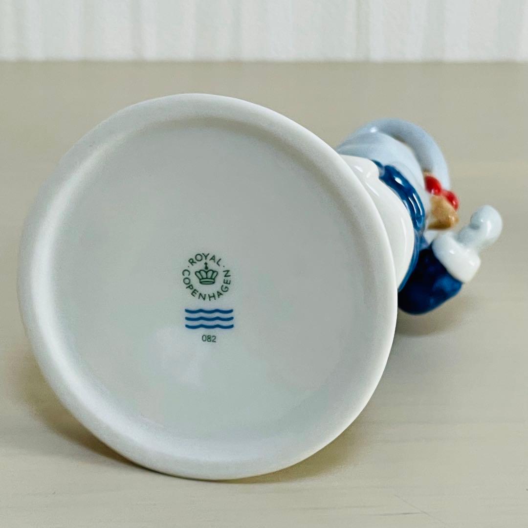 ロイヤルコペンハーゲン 2003年 フィギュリン 少年と犬 少女とそり