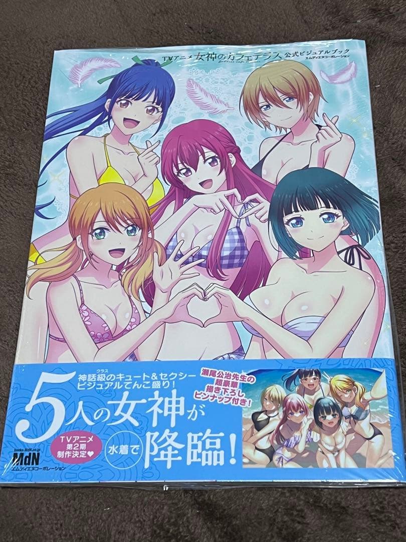 新品、未開封、全巻初版‼️】女神のカフェテラス+公式ビジュアルブック