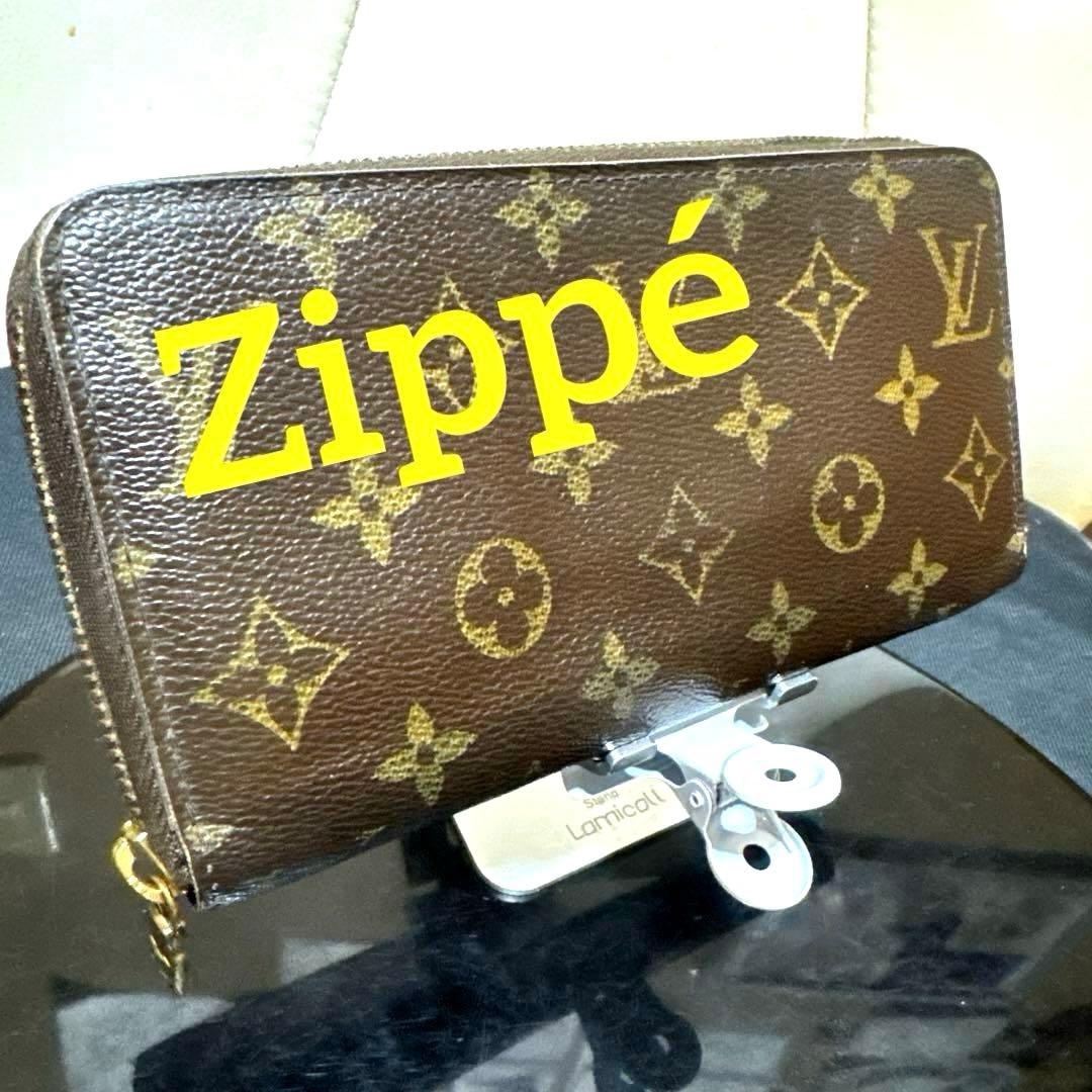 ③☆Louis Vuitton ♪モノグラム ジッピーウォレット ☆安心の国内発送☆ LV ジッピー・ウォレット モノグラム ♪ (Louis
