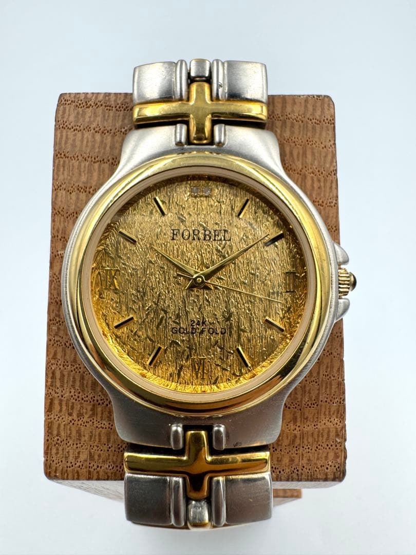 FORBEL 24K GOLD FOLD フォーベル クォーツ腕時計 A3443 - メルカリ