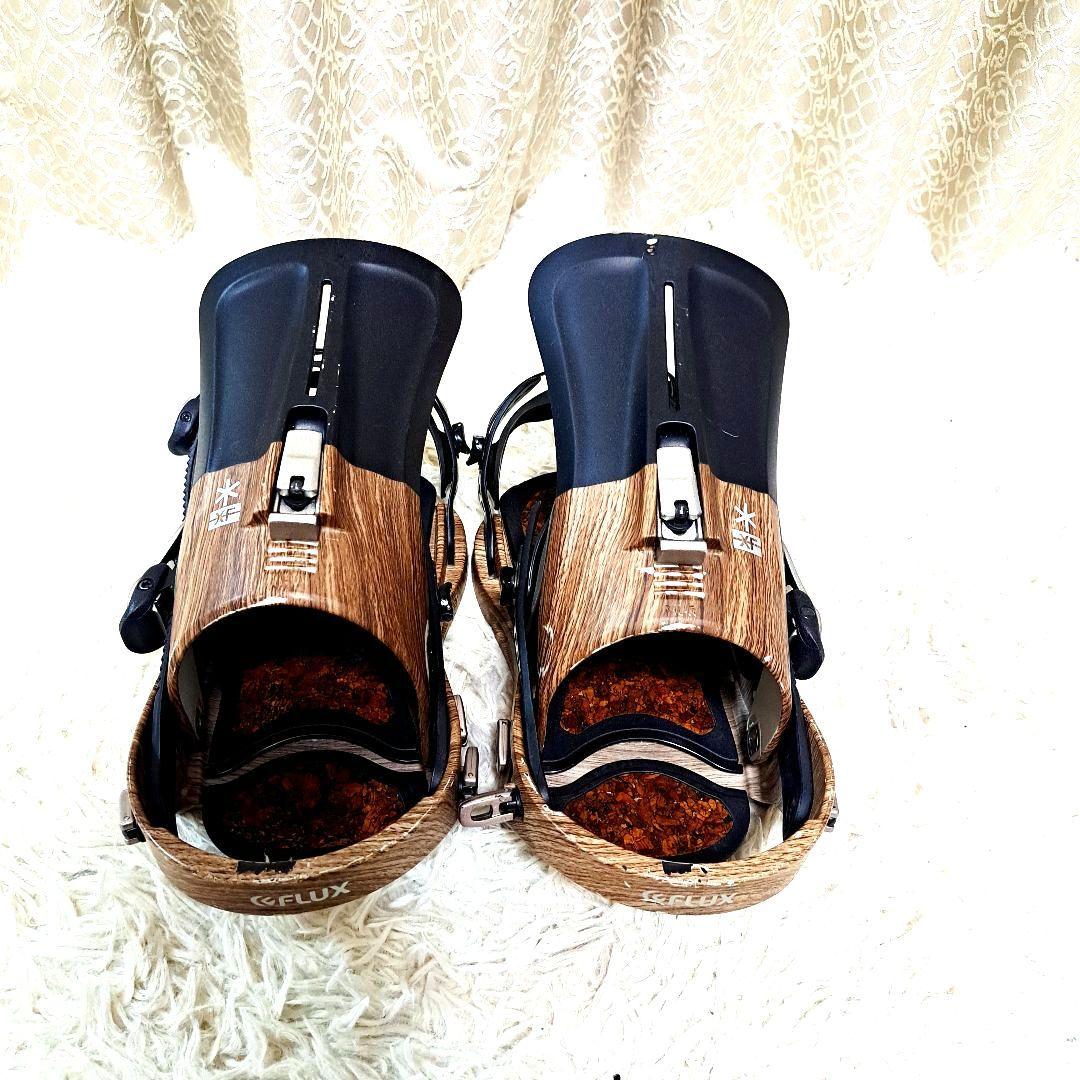 FLUX ビンディング Mサイズ 木目調　[美品] 限定カラー FLUX ビンディング Mサイズ 木目調 [美品] 限定カラー - メルカリ