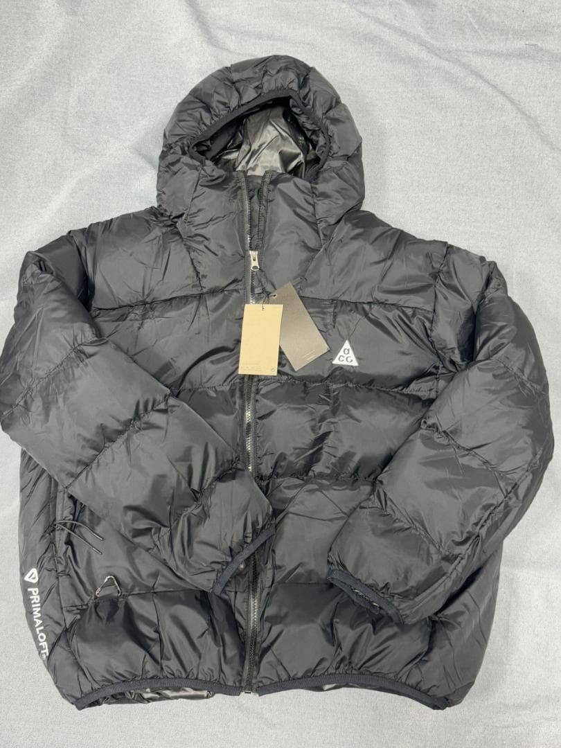 ACGフード付きダウンジャケット ブラック Nike】 ACG Therma-Fit ADV Lunar Lake Puffer Jacket Black (Nike