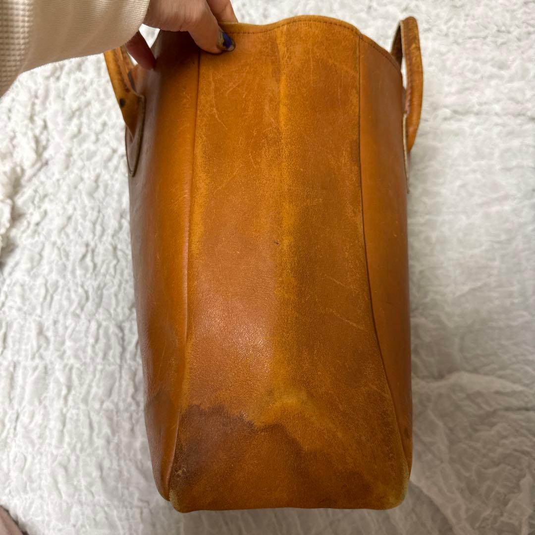 L.L.BEAN エルエルビーン★60s レザートートバック筆記体ギザタグ