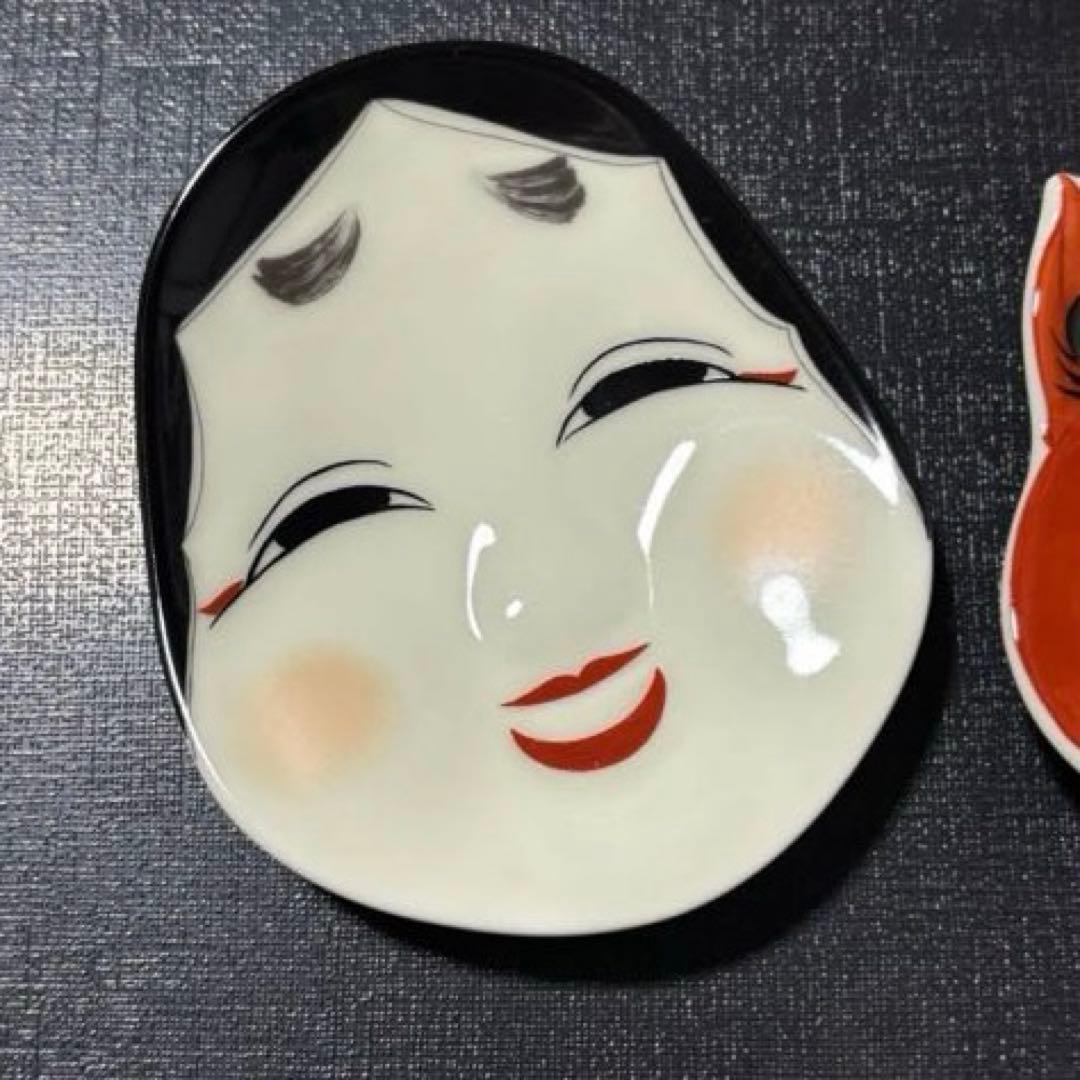 ☆売り切り価格☆】【新品】【大人気】有田焼幸楽窯 福鬼銘々皿2枚