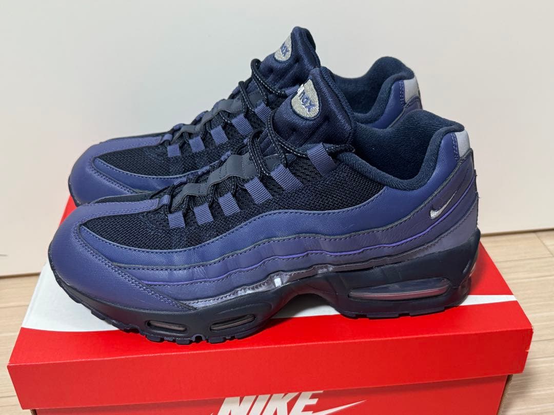Nike Air Max 95 ダークパープル　28.0cm モリオン クラスター ケアンゴーム クラスター チベット産 巨大黒水晶