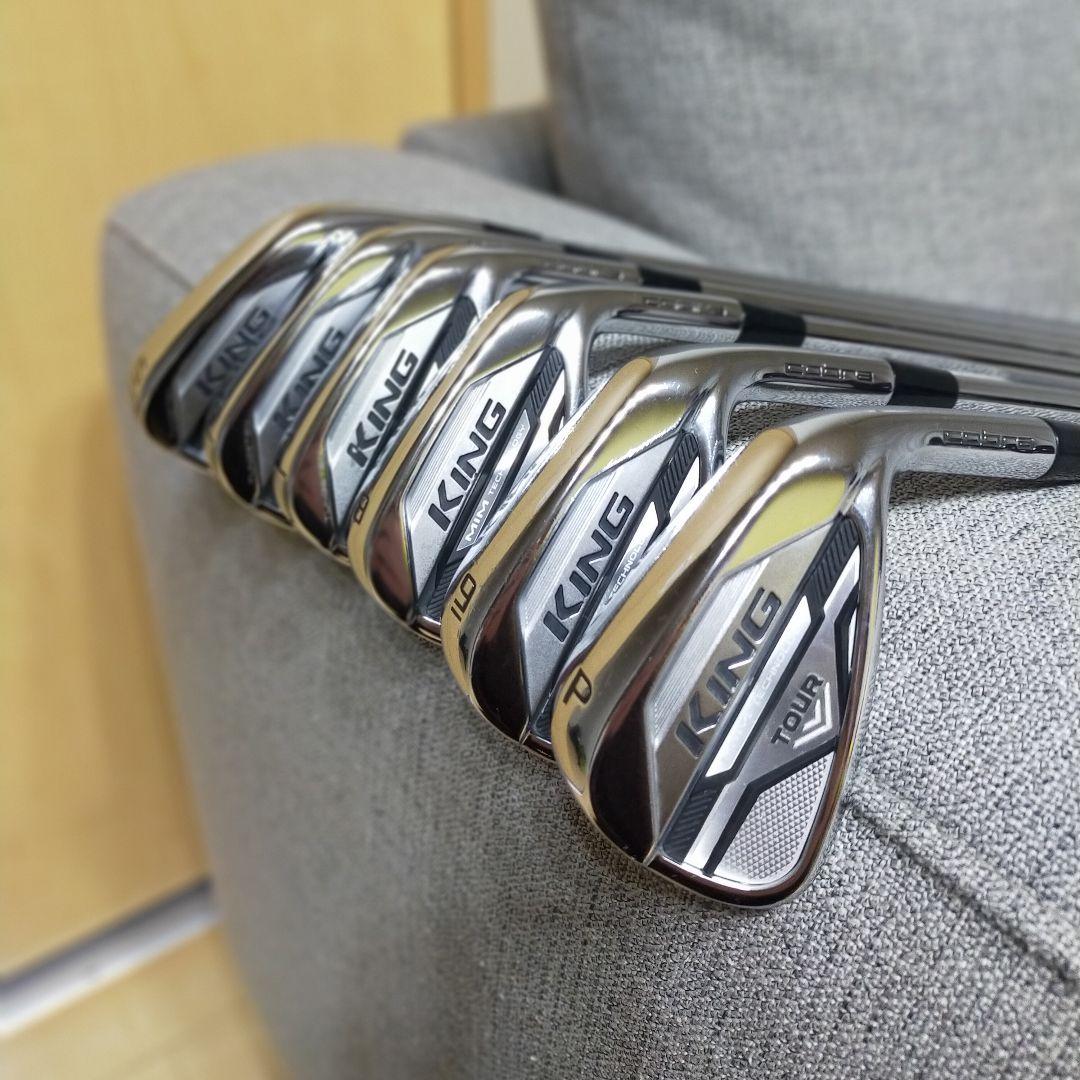【美品】KING MIM　5〜P　アイアンセット KBS S-TAPER120 美品】KING MIM 5〜P アイアンセット KBS S-TAPER120 KING TOUR MIM