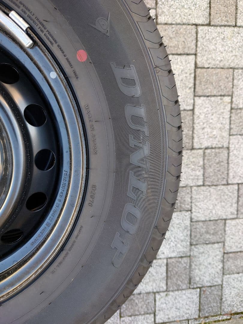 ハイエース 納車前外し 純正 スチール ホイール タイヤ セット