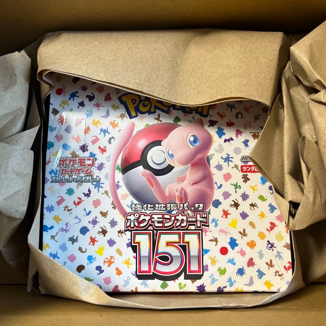 ポケモンカード151 BOX シュリンク付き ポケモンカードゲーム 即日配送 新品未開封 シュリンク付き ポケモン