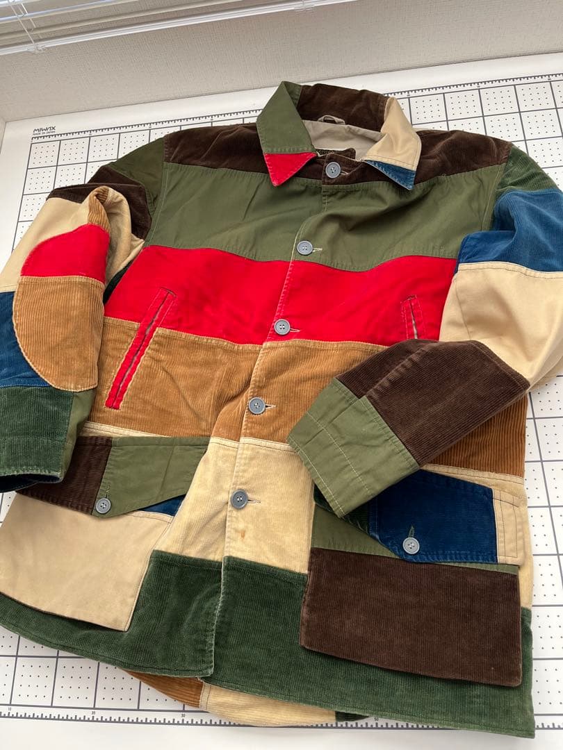 60s70s レインボーレイクジャケット ビンテージ ハンティング パッチワーク 60s ビンテージ L.L.BEAN レインボーレイクジャケット パッチワーク
