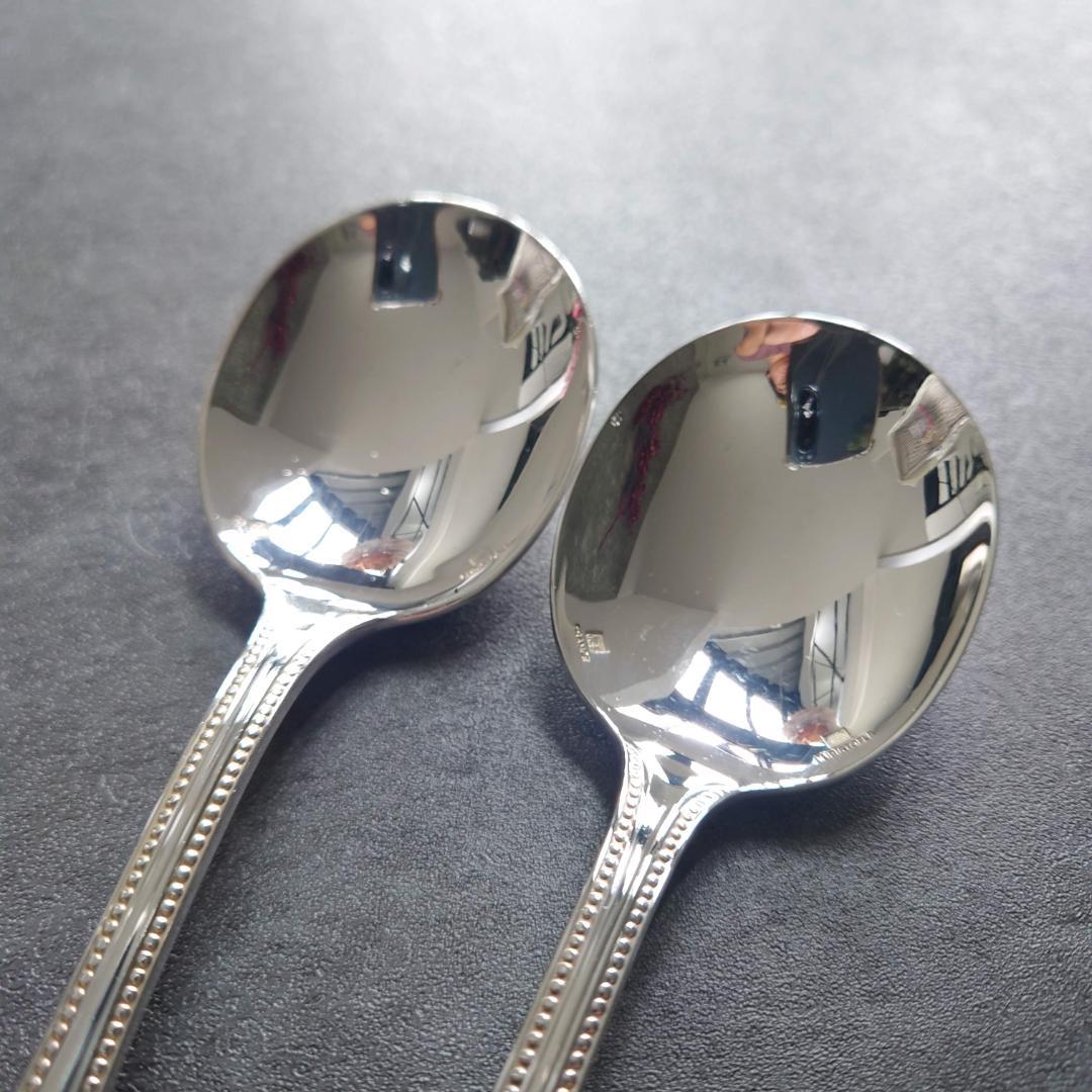 希少 美品 クリストフル パール コンソメスプーン 2点 - メルカリ