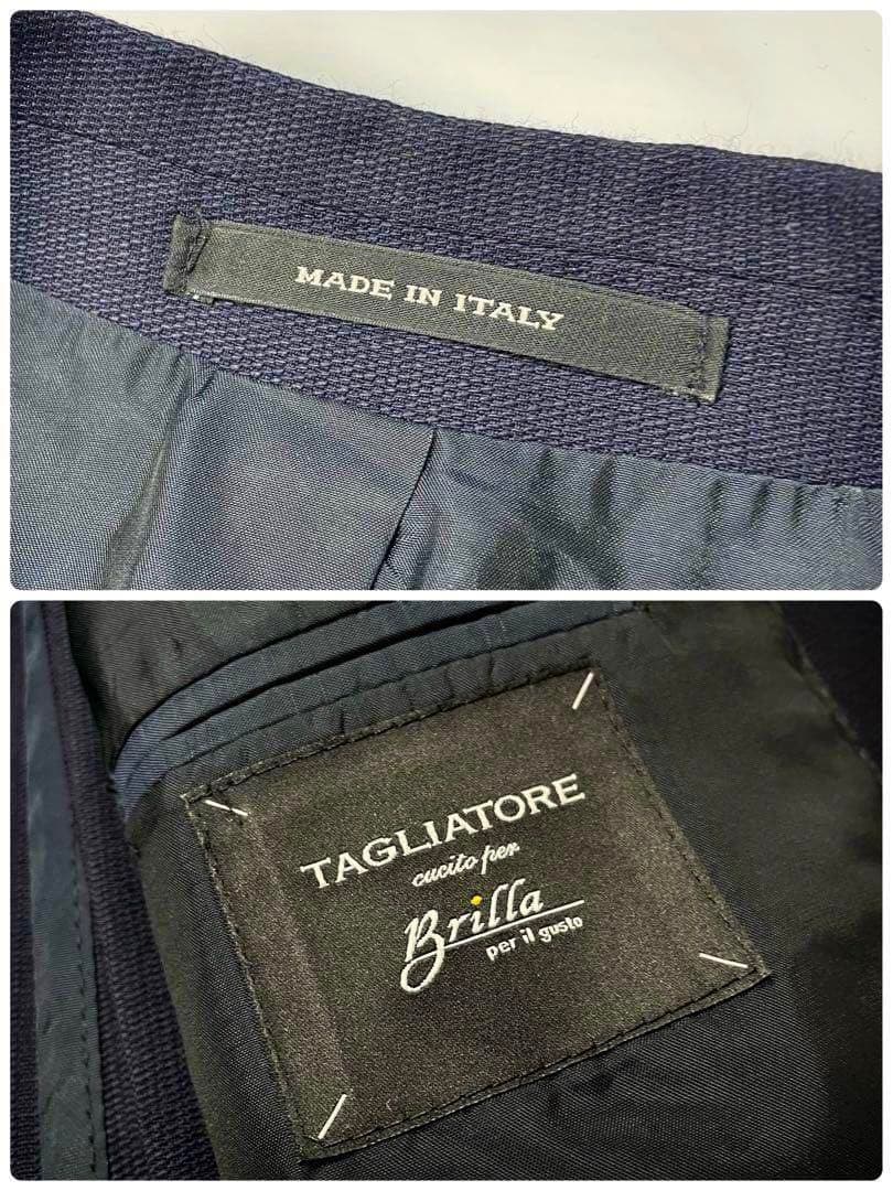 タリアトーレ⭐️ブリッラ別注⭐️46⭐️ネイビーダブルブレザー