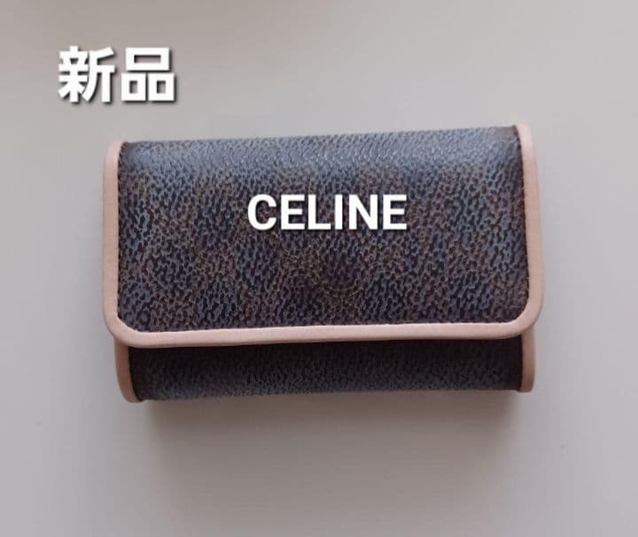 新品 CELINE レザー キーケース CELINE◇キーケース/レザー/BLK/無地/メンズ : セカンドストリート