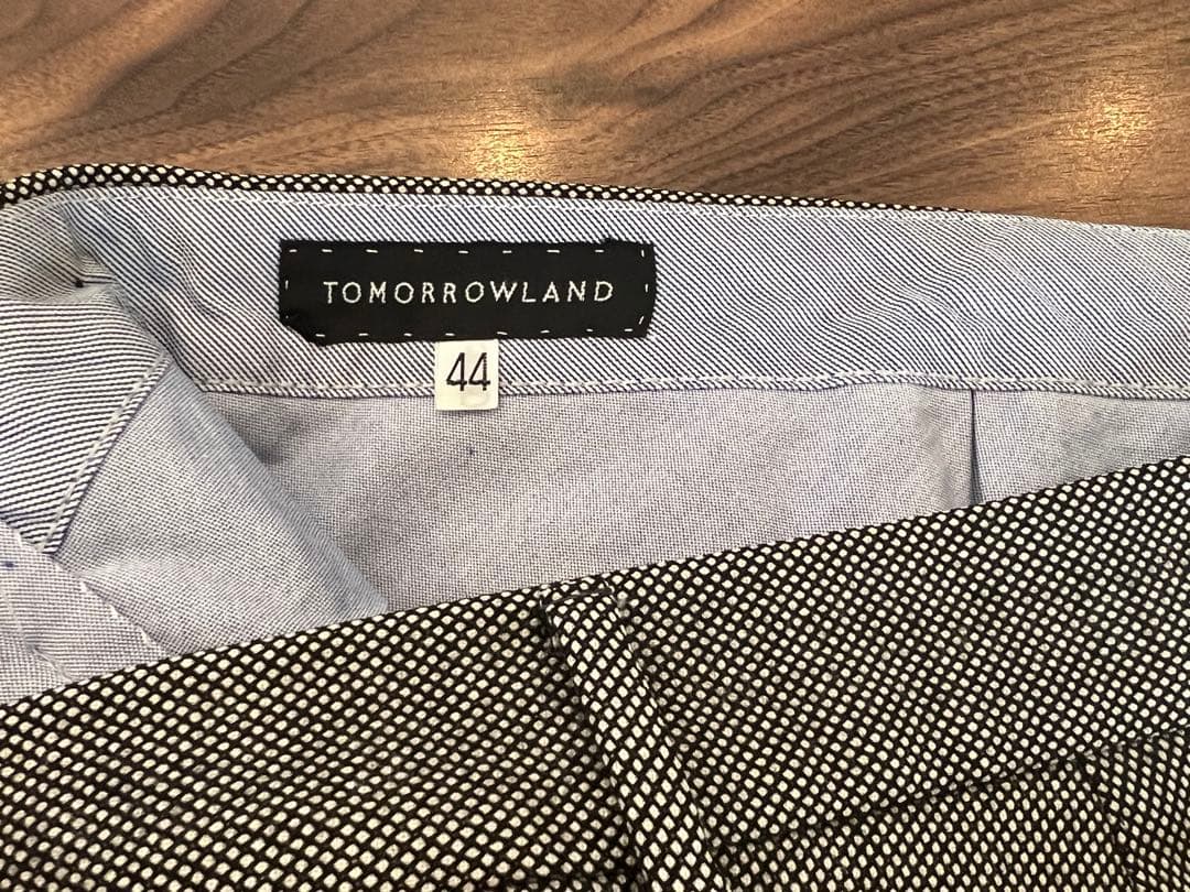 TOMORROWLAND スーツ グレー バーズアイ size 44 TOMORROWLAND 44 www