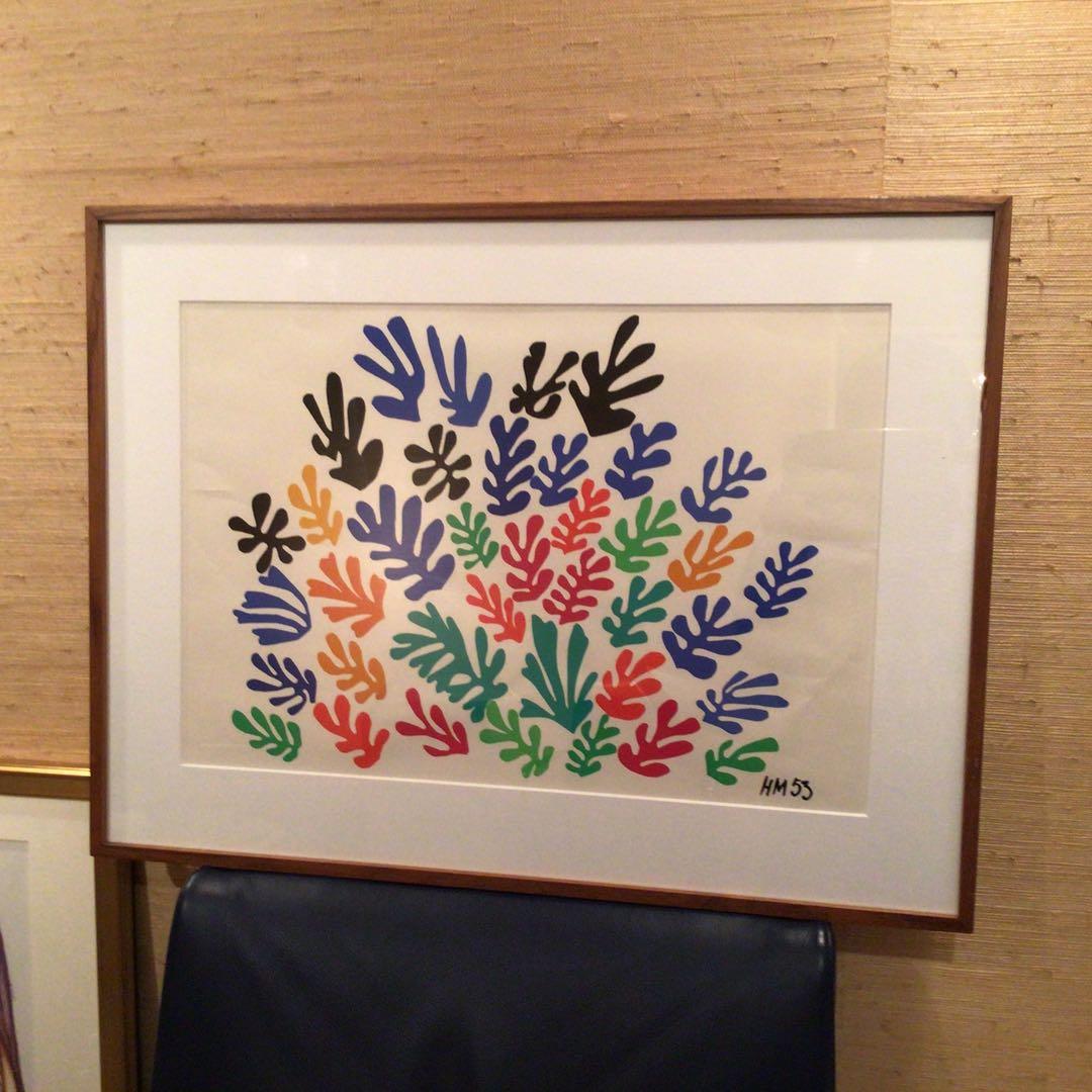 みかんさま専用　アンリ・マティス「花束」ヴェルヴ誌より　1958年 みかんさま専用 アンリ・マティス「花束」ヴェルヴ誌より 1958年