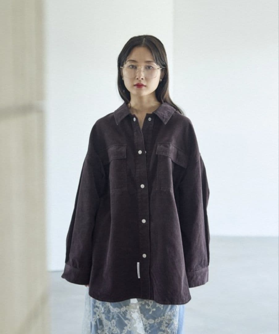 今季☆人気完売】レプシィム コーデュロイBIGシャツ - メルカリ