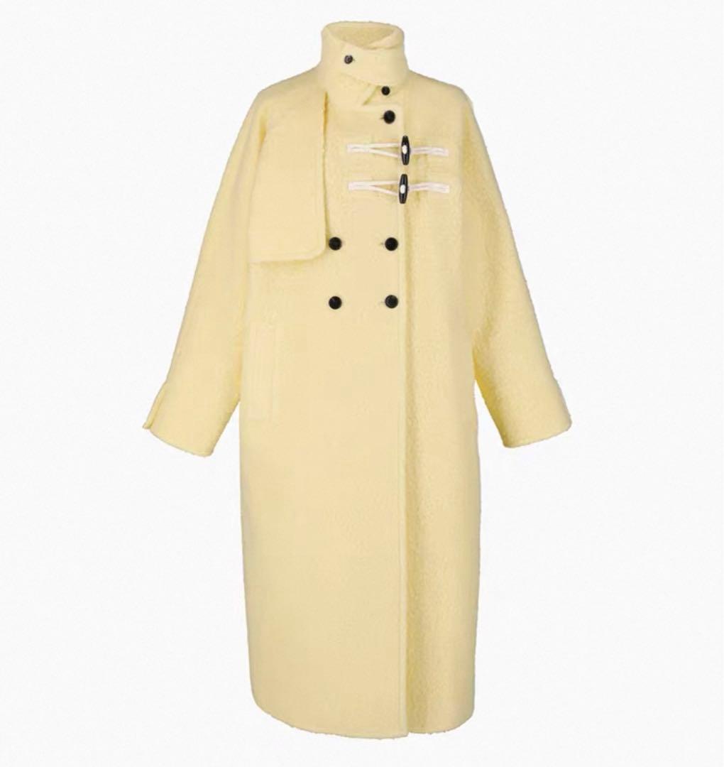 セール❗️在庫わずか新品未使用bibiy MANON DUFFLE COAT BIBIY. MADE | MANON DUFFLE COAT YELLOW｜Bibiy.