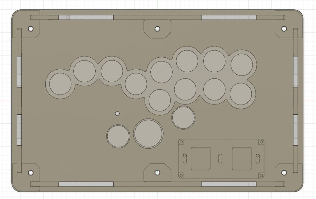 くろまき工房 アケコンケース18ボタン レバーレス - メルカリ