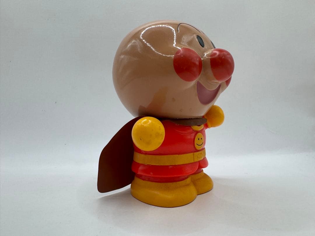 平成初期 レトロ アンパンマン マント付きフィギュア 約10cm