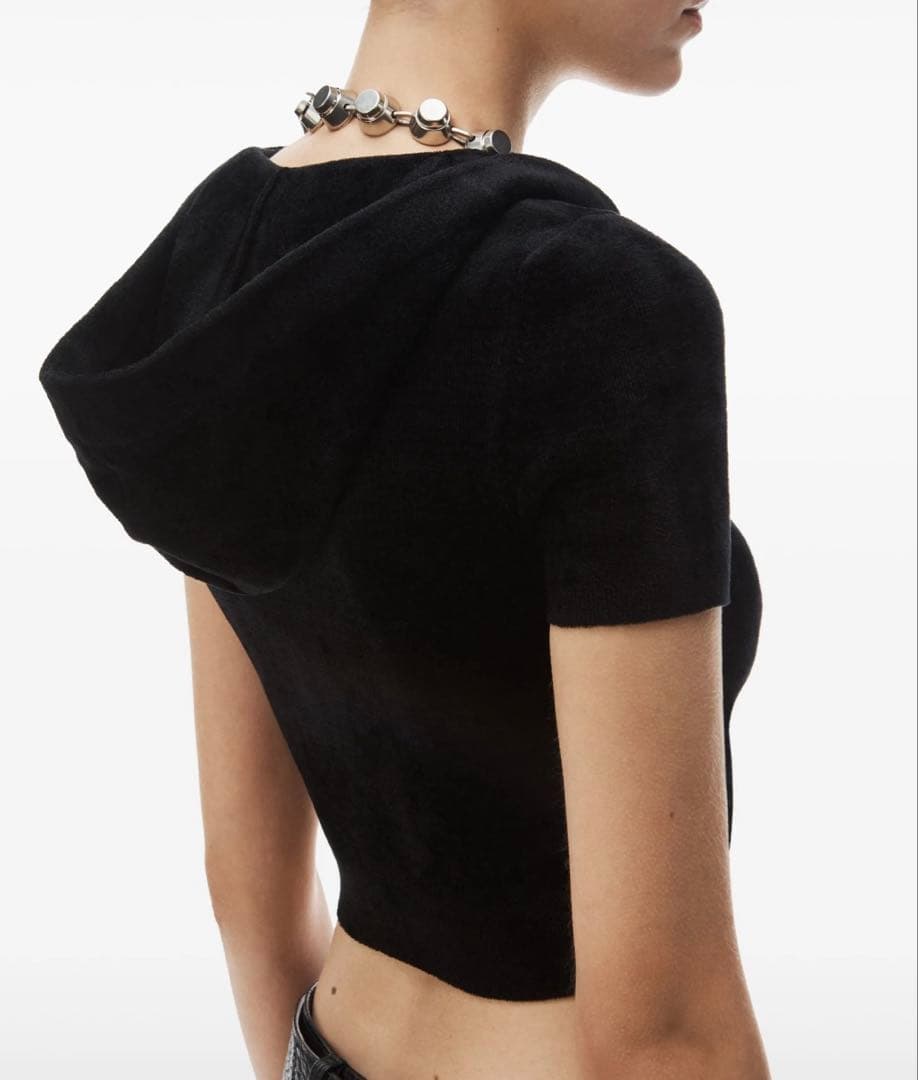 alexanderwang 半袖ベロアパーカー アレキサンダーワン