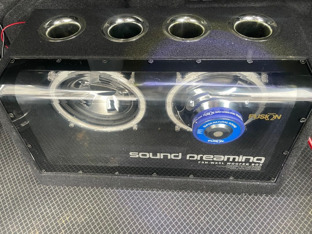 FUSION FSN-WX5L 内蔵アンプウーハー (動作確認済み) - メルカリ