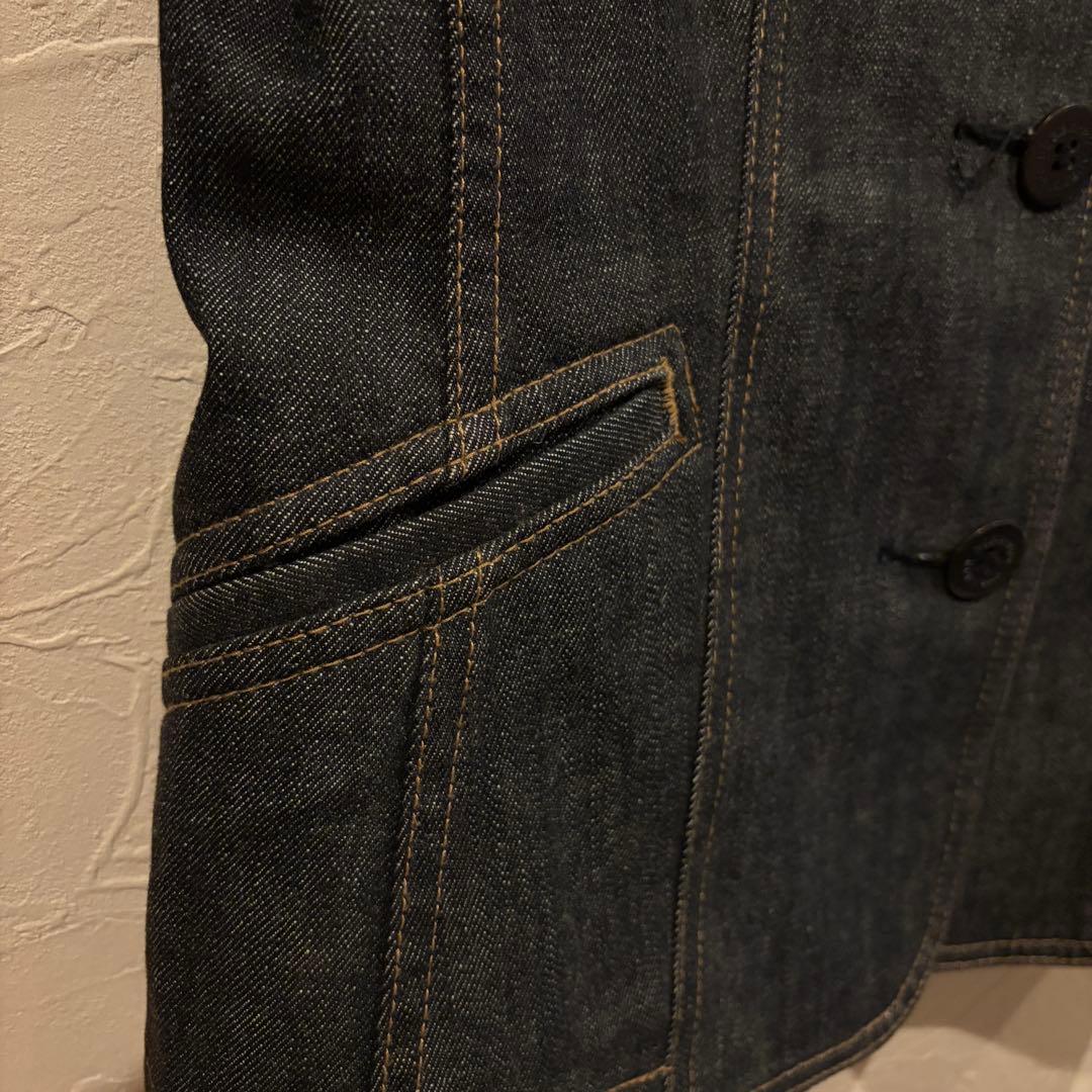 美品 バーバリーロンドン デニムジャケット ジージャン 濃紺 ノバ