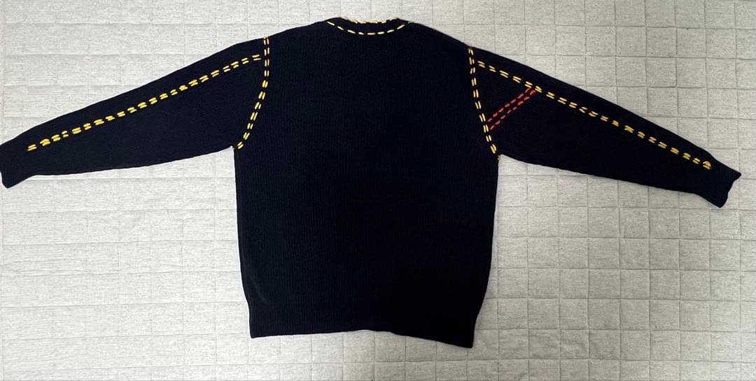 京本大我、吉沢亮着用PHINGERINPG1ステッチニットカーディガンLネイビー