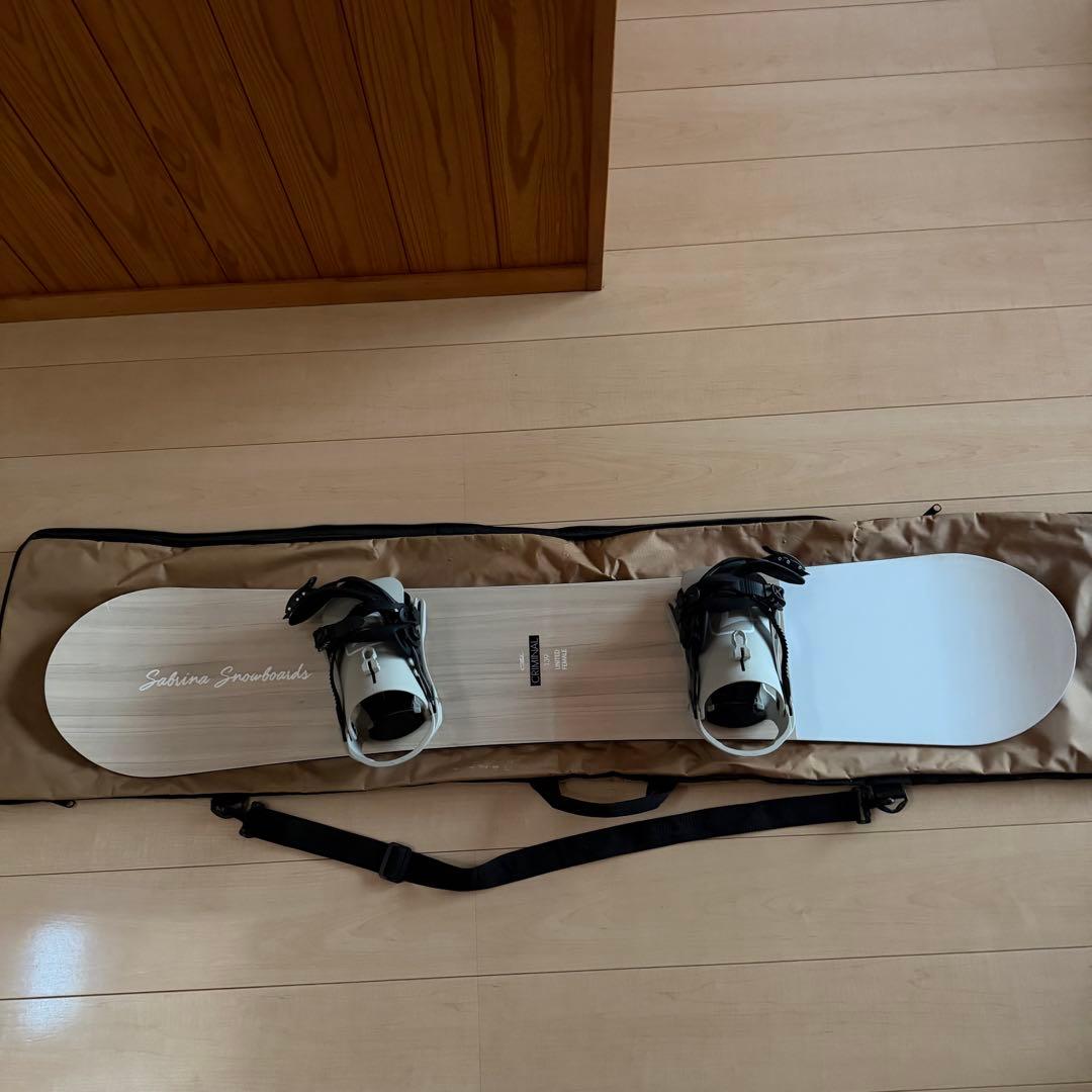 SABRINAスノーボード ビンディング付き スノーボード2点セット レディース SABRINA 23-24 GTC + ZM