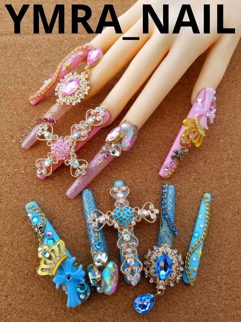 超鬼ロングネイル ギャルネイルチップ No.185 - メルカリ