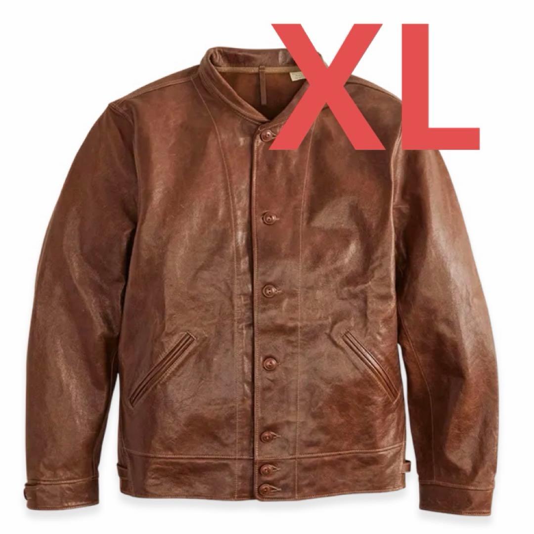 リーバイス メンロー コサック レザー ジャケット ブラウン XL リーバイス メンロー コサック レザー ジャケット ブラウン XL - メルカリ