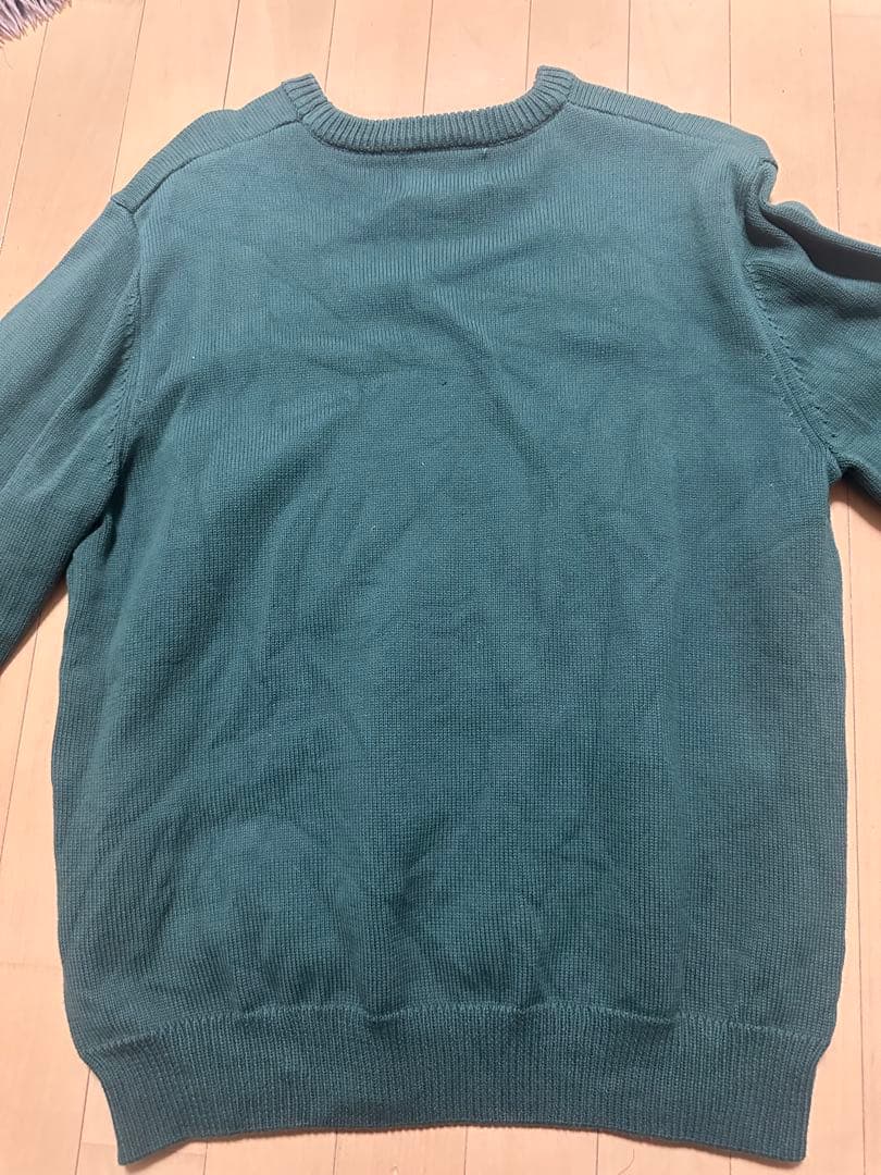 Stussy スワールロゴ セーター Lサイズ ダークグリーン - メルカリ