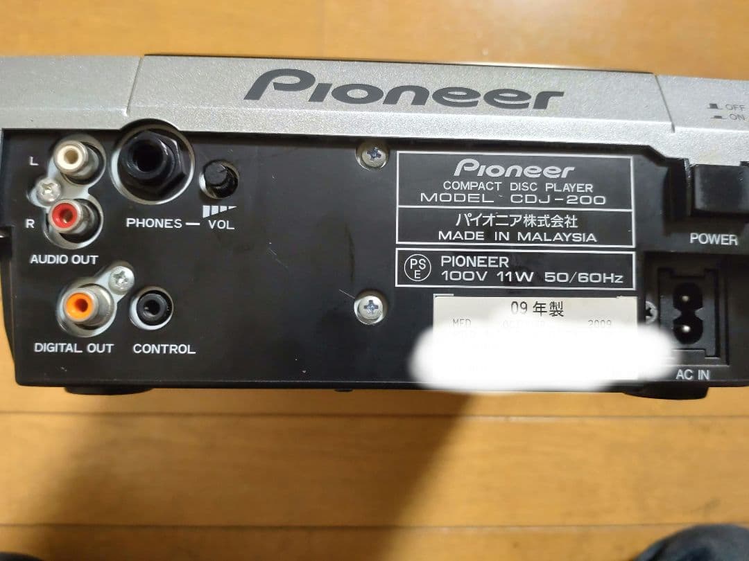 Pioneer CDJ-200動作確認済み送料込みメンテ品