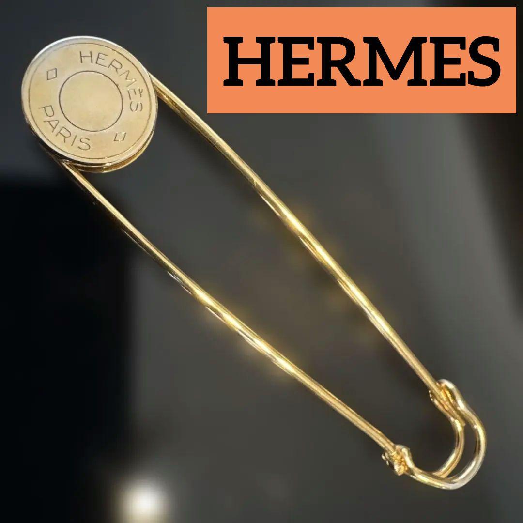 HERMES brooch エルメスピンブローチ セリエ ピンバッジ GOLD - メルカリ