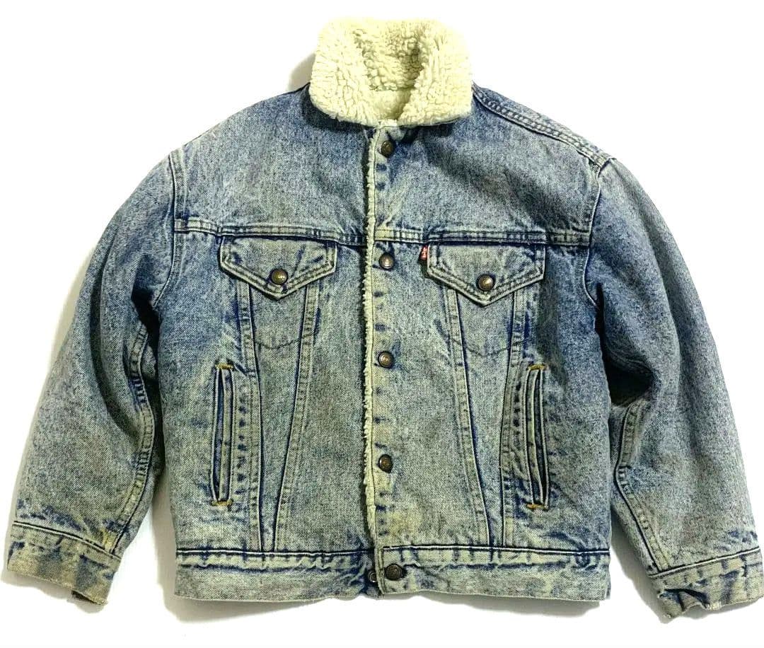 Levi's AUTHORIZED VINTAGE ボアデニムJKT USA製 - メルカリ
