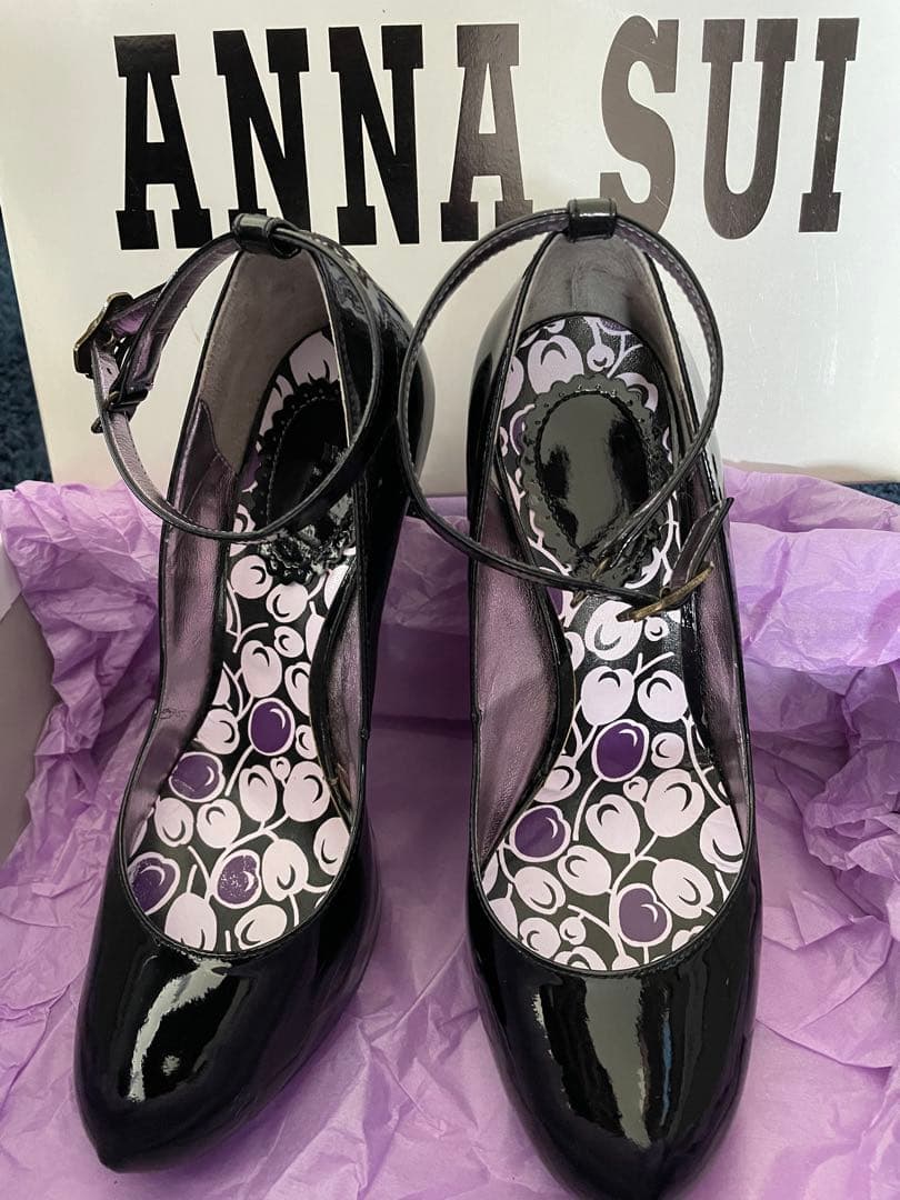 【ANNA SUI】猫足パンプス 23.5cm【アナスイ】
