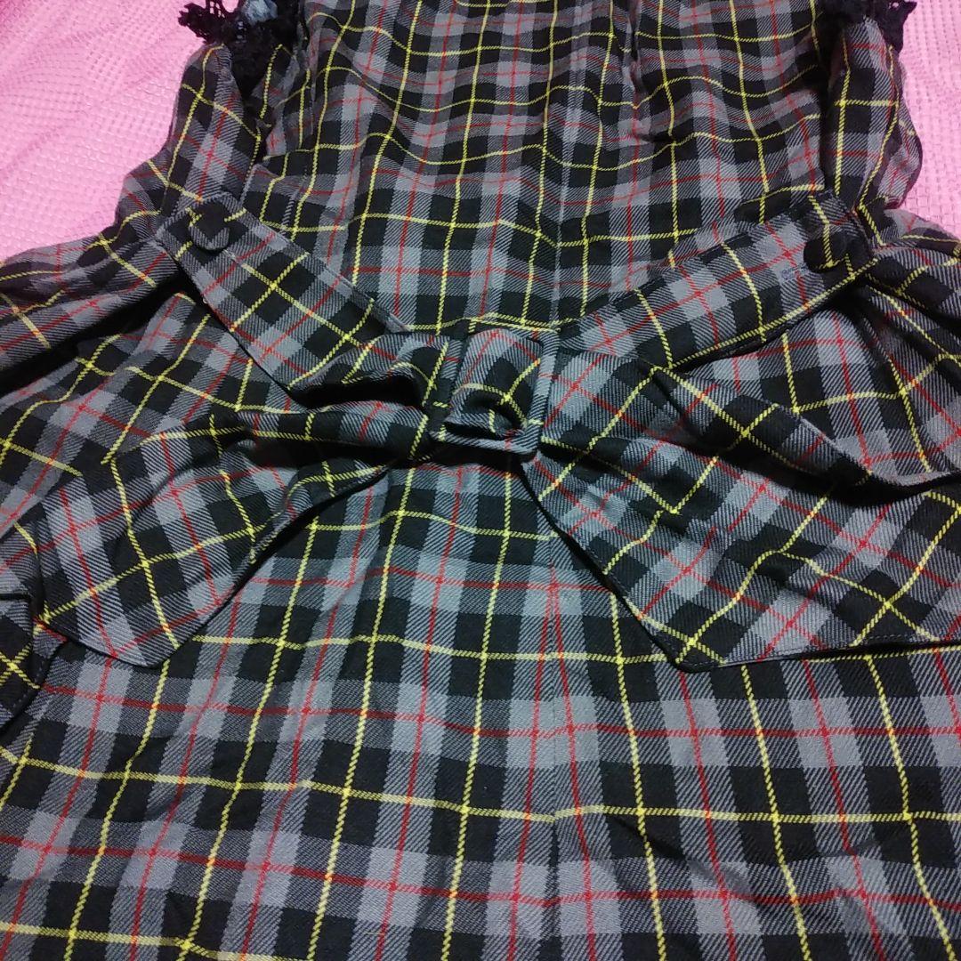 メタモルフォーゼ チェック柄JSK ブルマ付き ロリータ ロリィタパンク