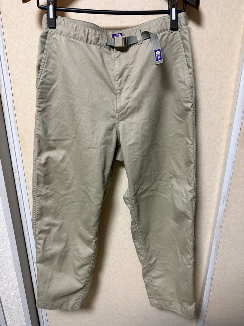 【美品】ノースフェイスパープルレーベルクールマックスチノパンツN24FC011 N24FC011 THE NORTH FACE PURPLE LABEL COOLMAX Chino Wide Tapered