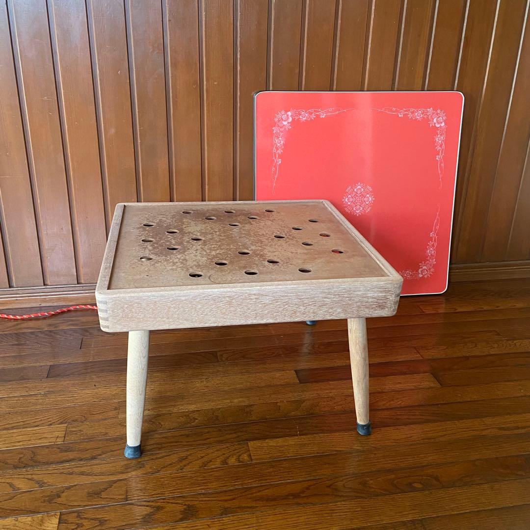 昭和レトロ 1人用 こたつ 花柄天板 レトロポップ ホリエ - メルカリ