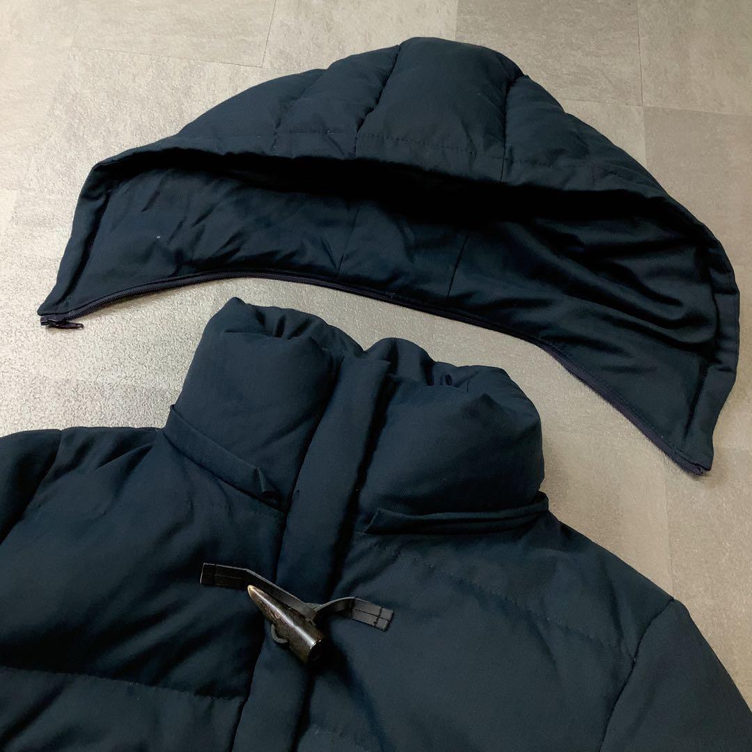 美品 23区 ダウン ダッフル フーデッド コート ネイビー - メルカリ