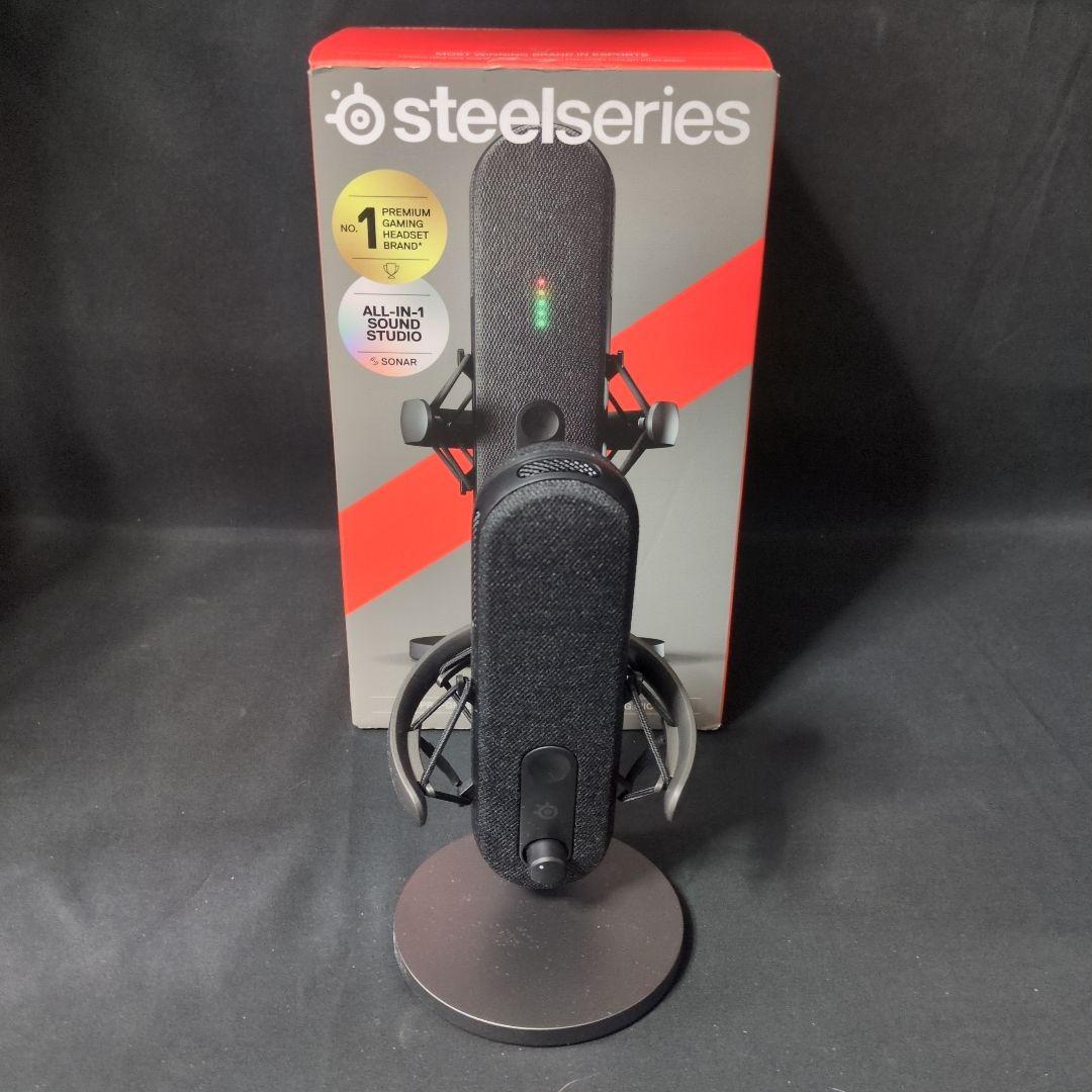 【美品】SteelSeries ALIAS SteelSeries Alias Microphone: USB-C Condenser with Cardioid Polar