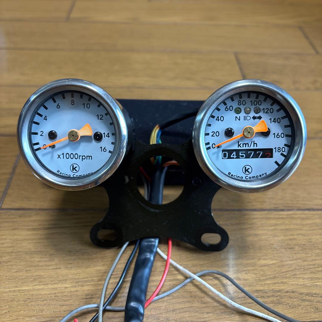 廃盤品！キタコ製ミニミニスピードメーター・タコメーターセット